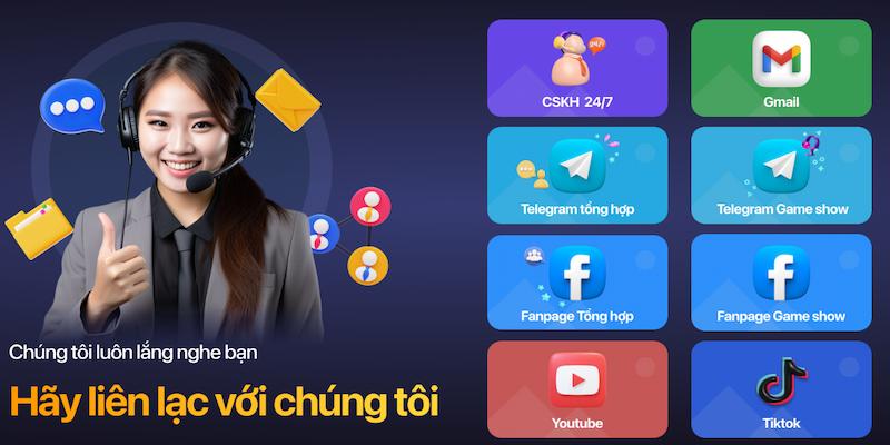 Kết nối nhanh qua MXH